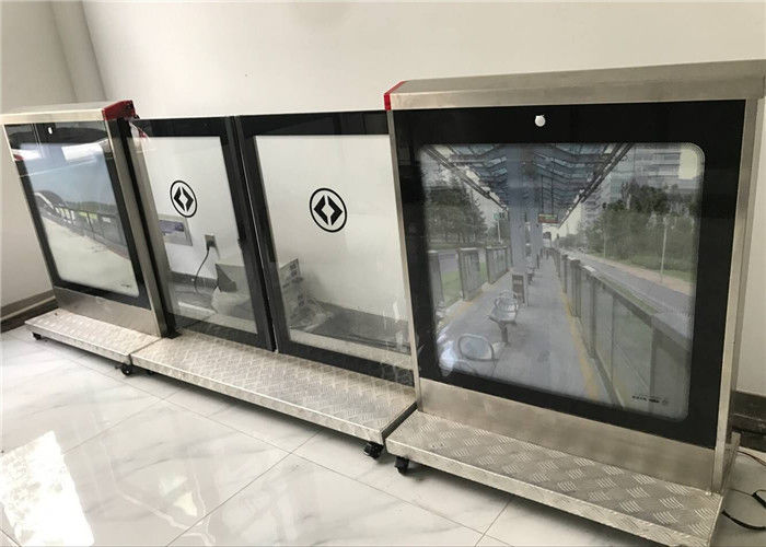 Slide Open / Closed Bus Platform Screen Door , Simultaneously Screen Door Systems